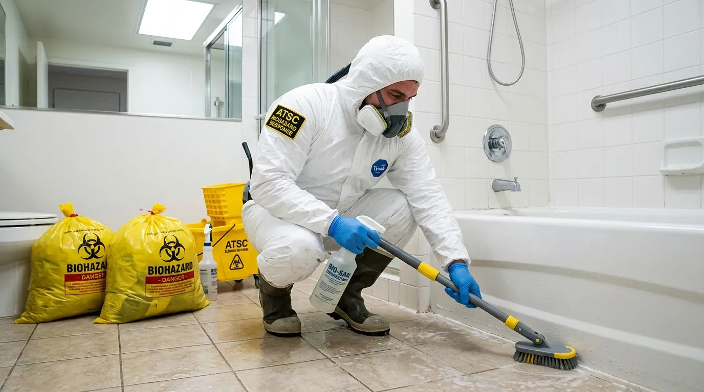 Decontamination equipment deployed for Blood Cleanup in San Rafael